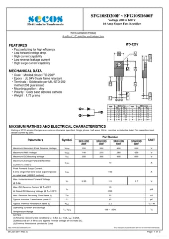 Datasheet Preview Page 1