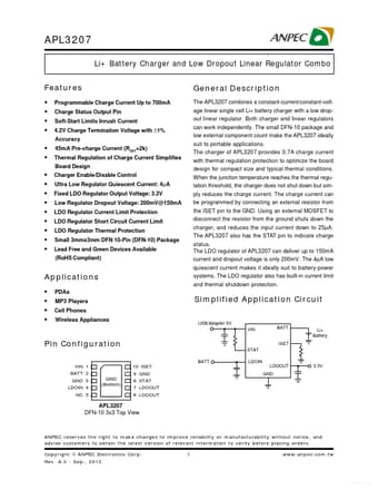  Datasheet Preview Page 1
