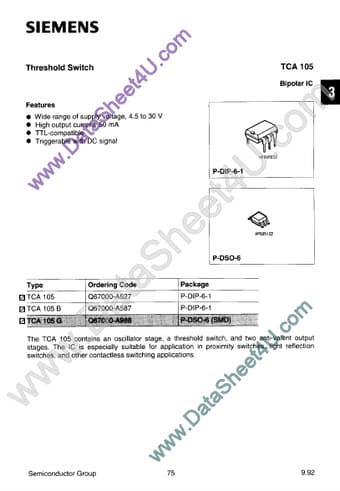  Datasheet Preview Page 1