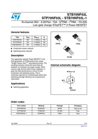  Datasheet Preview Page 1