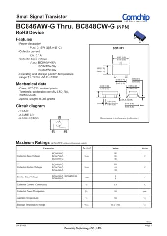  Datasheet Preview Page 1