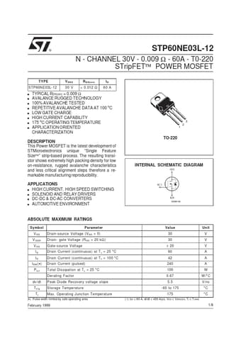  Datasheet Preview Page 1