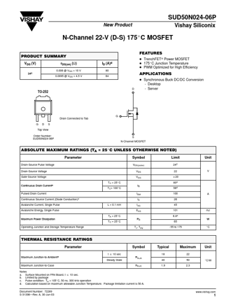  Datasheet Preview Page 1