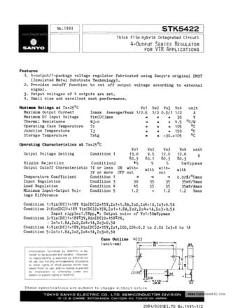  Datasheet Preview Page 1