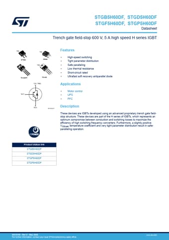  Datasheet Preview Page 1