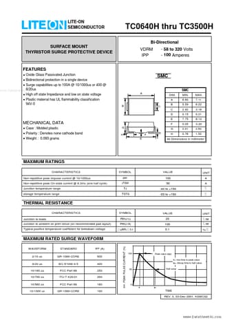  Datasheet Preview Page 1