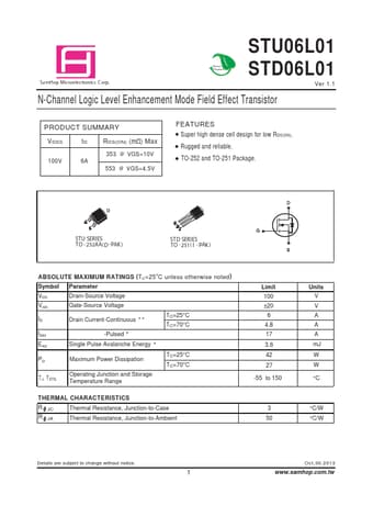 Datasheet Preview Page 1