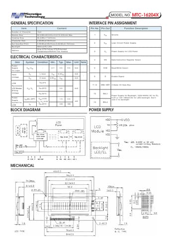  Datasheet Preview Page 1
