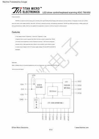  Datasheet Preview Page 1