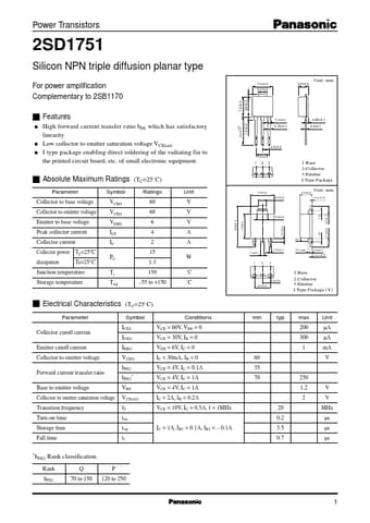 Datasheet Preview Page 1