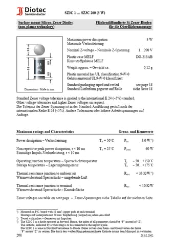  Datasheet Preview Page 1