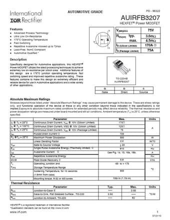  Datasheet Preview Page 1