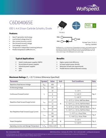  Datasheet Preview Page 1