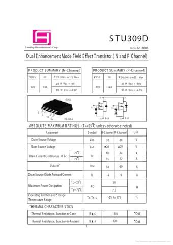  Datasheet Preview Page 1
