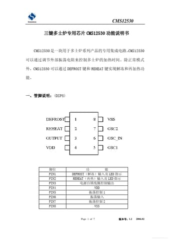  Datasheet Preview Page 1