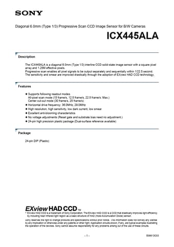  Datasheet Preview Page 1