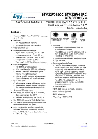  Datasheet Preview Page 1