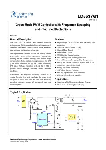  Datasheet Preview Page 1