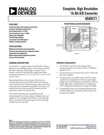  Datasheet Preview Page 1