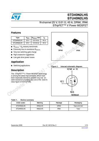  Datasheet Preview Page 1