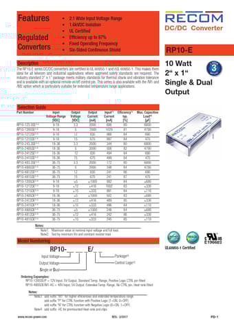  Datasheet Preview Page 1