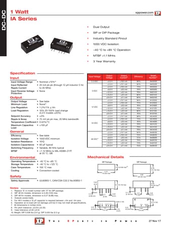  Datasheet Preview Page 1