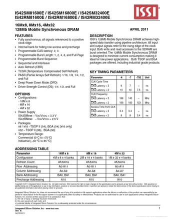  Datasheet Preview Page 1