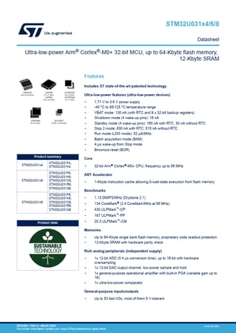  Datasheet Preview Page 1
