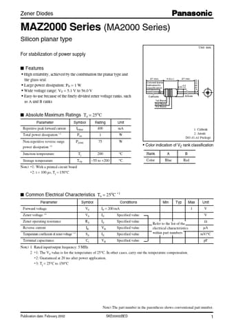  Datasheet Preview Page 1