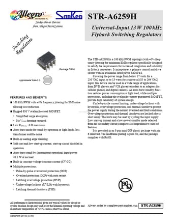  Datasheet Preview Page 1