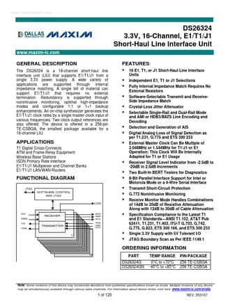  Datasheet Preview Page 1