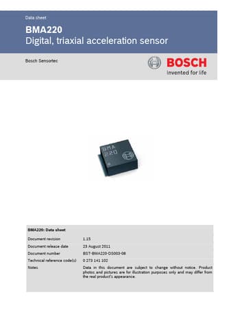  Datasheet Preview Page 1