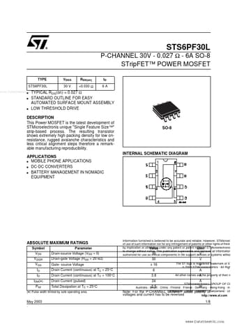  Datasheet Preview Page 1