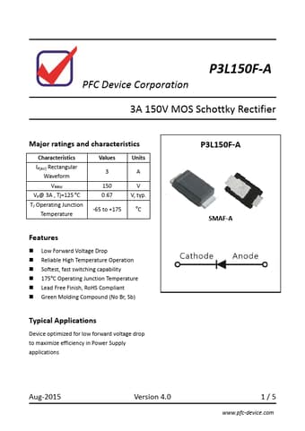  Datasheet Preview Page 1