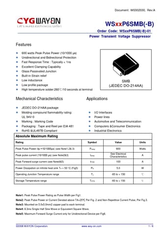  Datasheet Preview Page 1