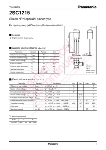  Datasheet Preview Page 1