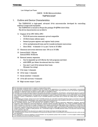  Datasheet Preview Page 1