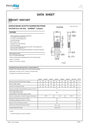  Datasheet Preview Page 1
