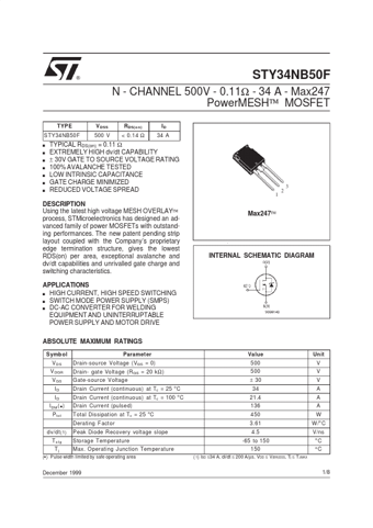  Datasheet Preview Page 1