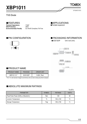  Datasheet Preview Page 1