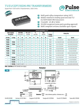  Datasheet Preview Page 1