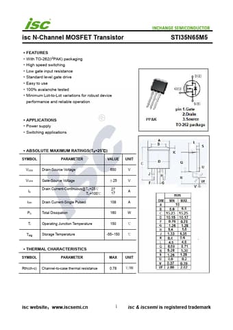  Datasheet Preview Page 1