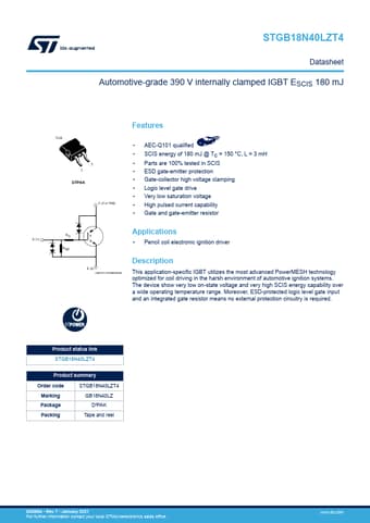  Datasheet Preview Page 1