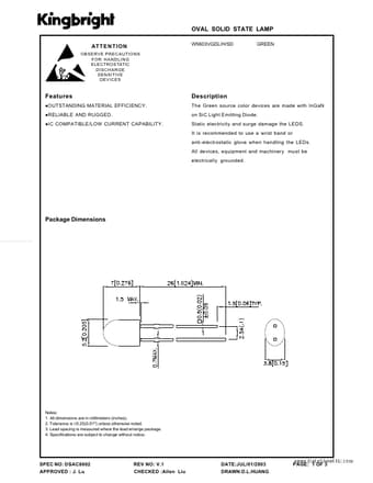  Datasheet Preview Page 1