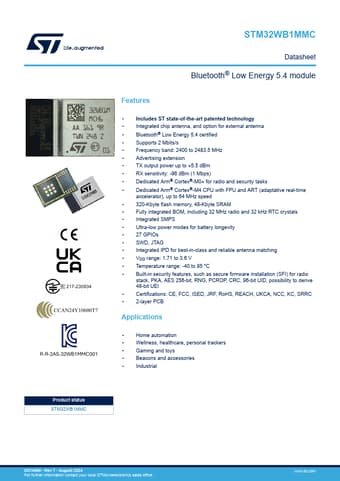  Datasheet Preview Page 1