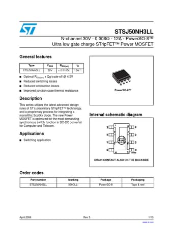  Datasheet Preview Page 1