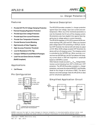  Datasheet Preview Page 1