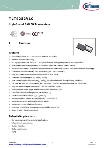  Datasheet Preview Page 1