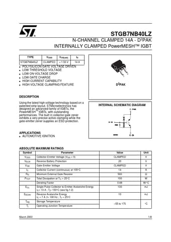 Datasheet Preview Page 1