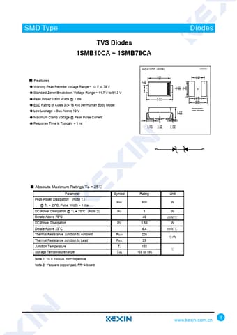  Datasheet Preview Page 1